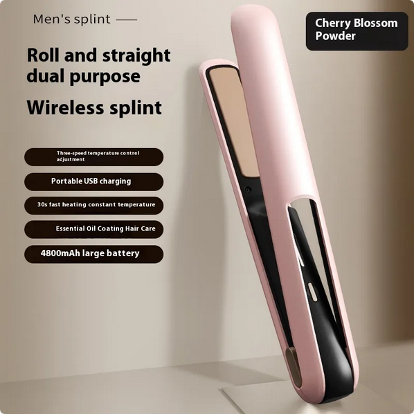 Wireless Hair Curler And Straightener
