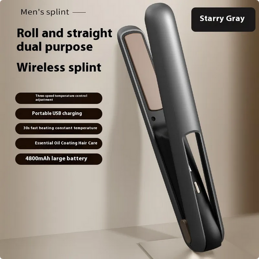Wireless Hair Curler And Straightener